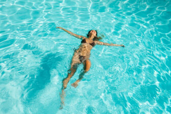 Avalon girl in pool